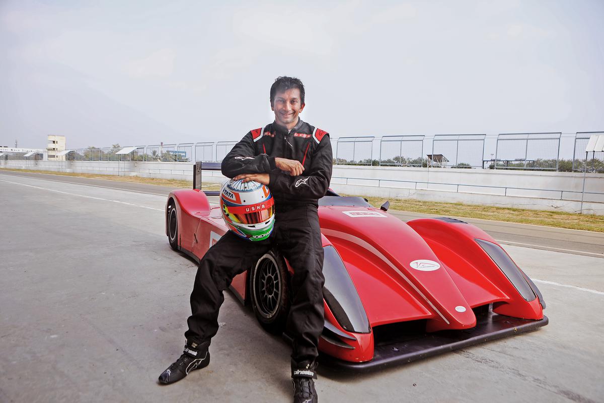 Narain Karthikeyan, the first Indian to drive an F1 car.