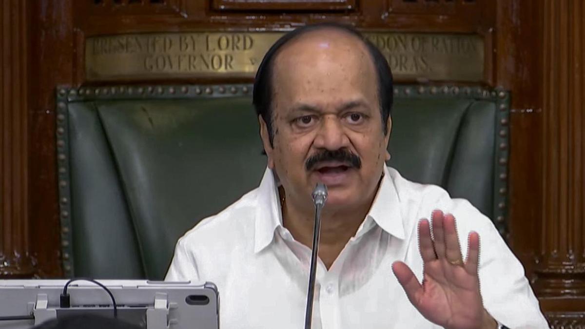T.N. Speaker Prabhakar says decision on AIADMK split will show his neutrality