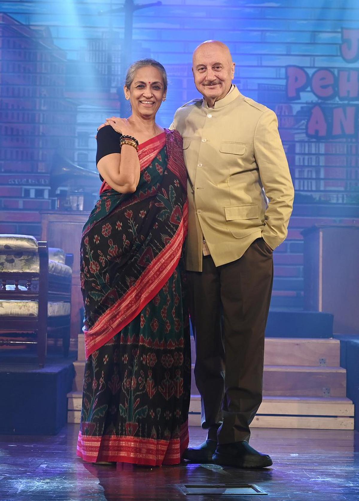 Swaroop Sampat e Anupam Kher Swaroop Sampat e Anupam Kher