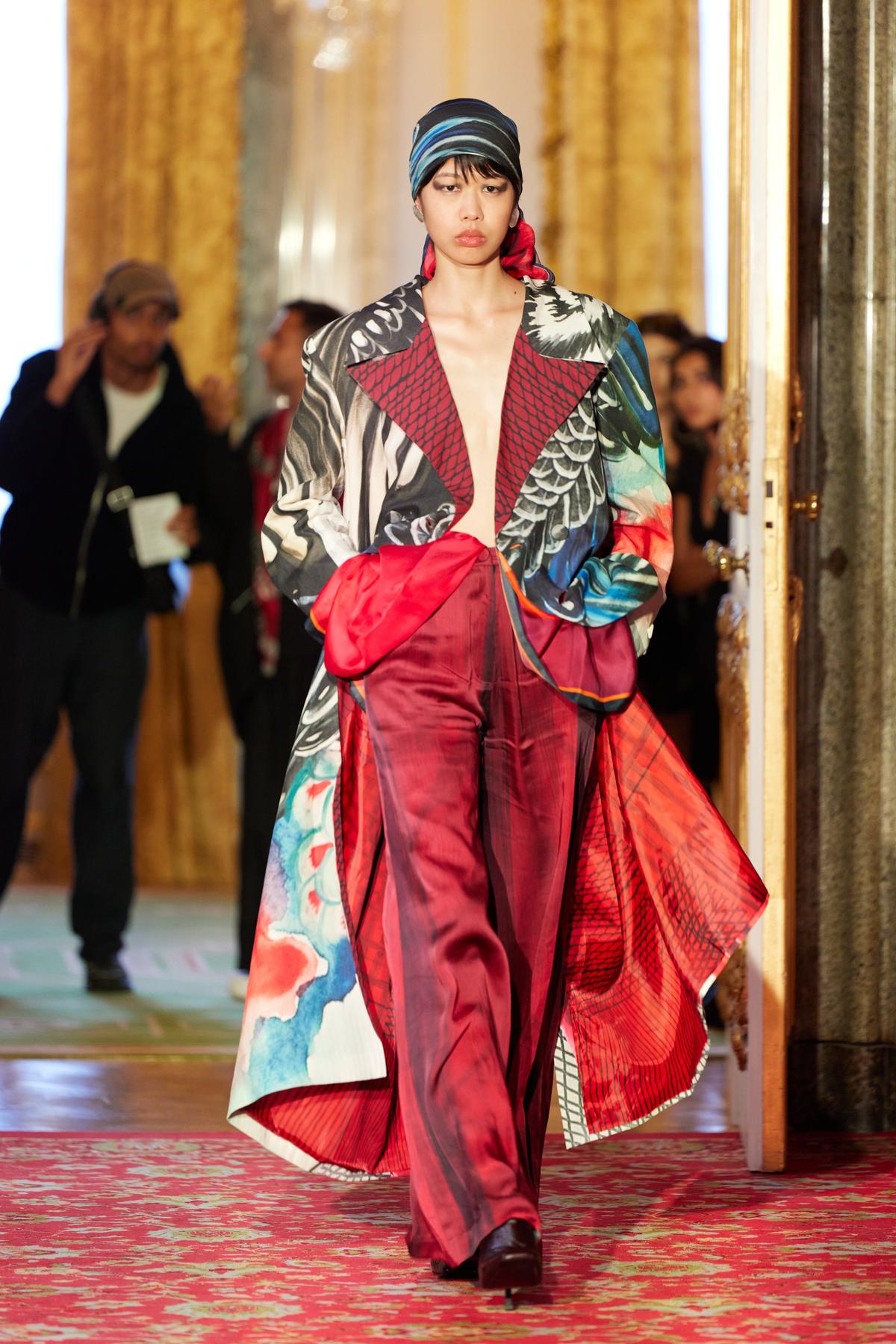 Menswear-inspired womenswear dominated