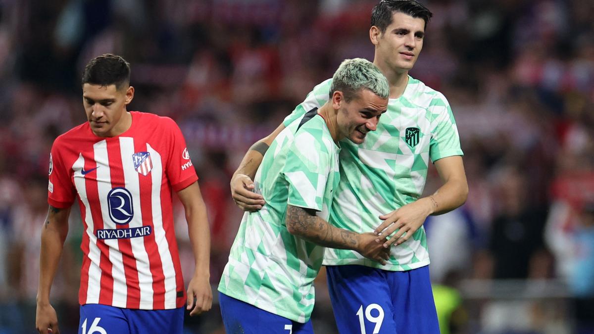 Morata scores twice to lead Atletico to 3-2 win over Feyenoord in Champions League