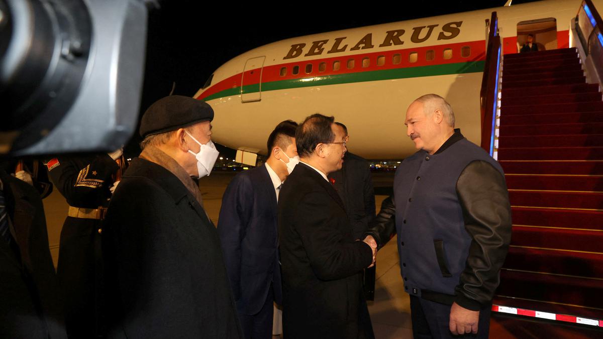 Belarusian leader Lukashenko visits China amid Ukraine tensions