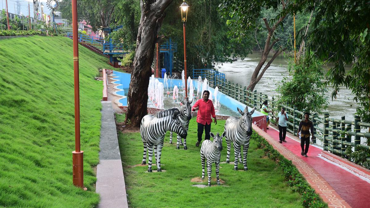 Audimulapu Suresh inaugurates renovated Ambedkar Park in Vijayawada