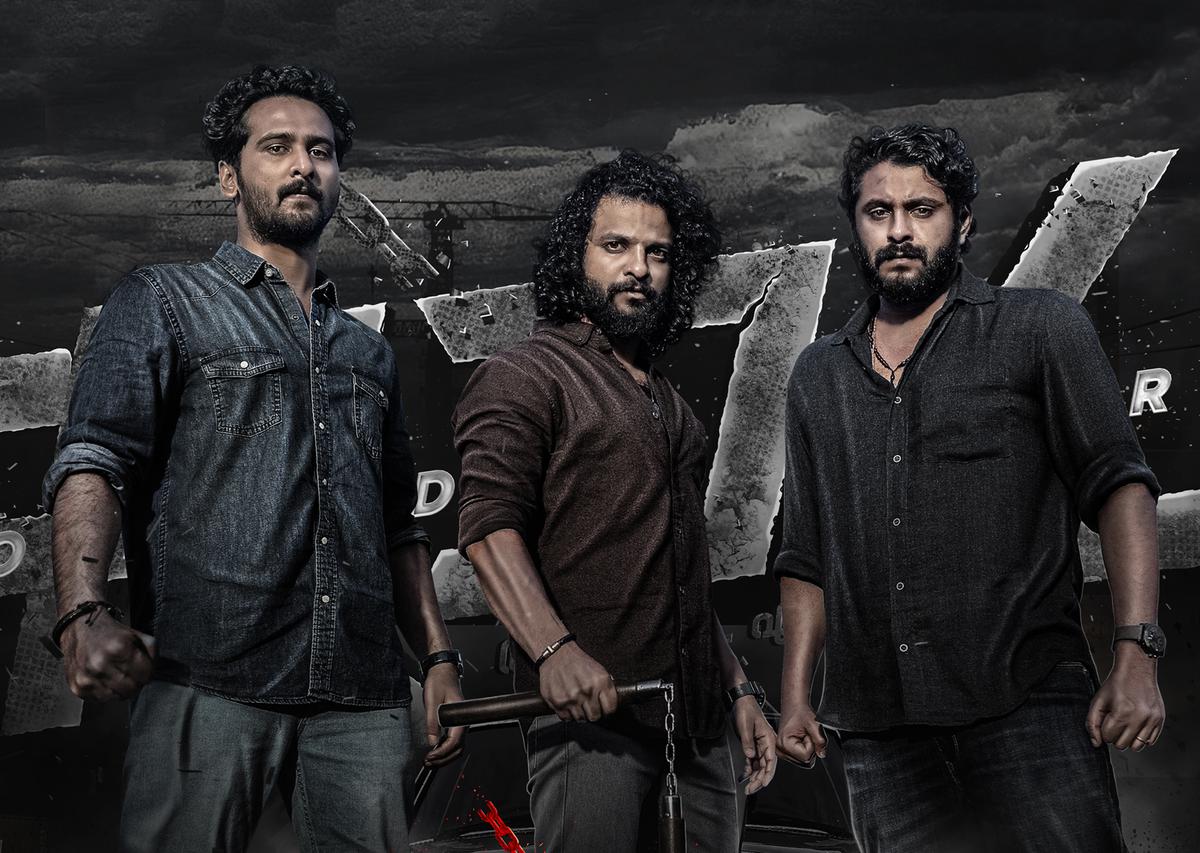 Shane Nigam, Neeraj Madhav and Antony Varghese in a still from RDX: Robert Dony Xavier.