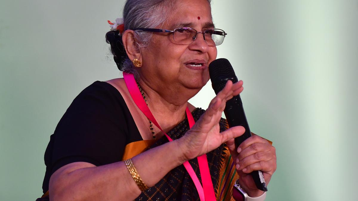 ‘I know 7-8 languages,’ says Rajya Sabha MP Sudha Murthy in support of three-language policy