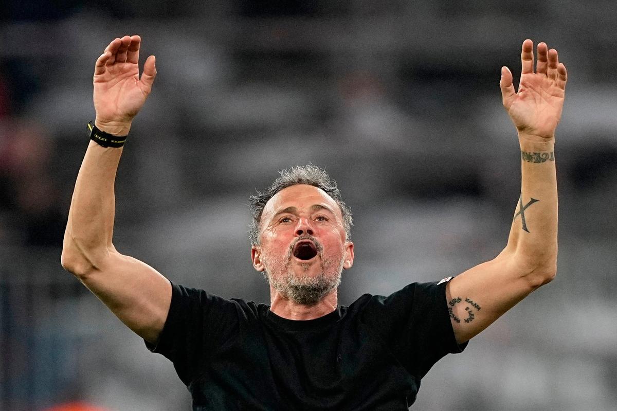 Luis Enrique is hoping to guide PSG to a second straight triumph in the Champions League.