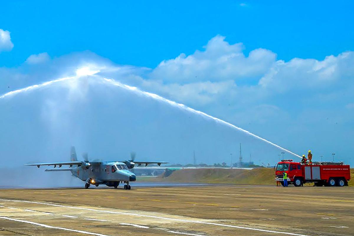 India Hands Over Dornier Maritime Surveillance Aircraft To Sri Lanka ...