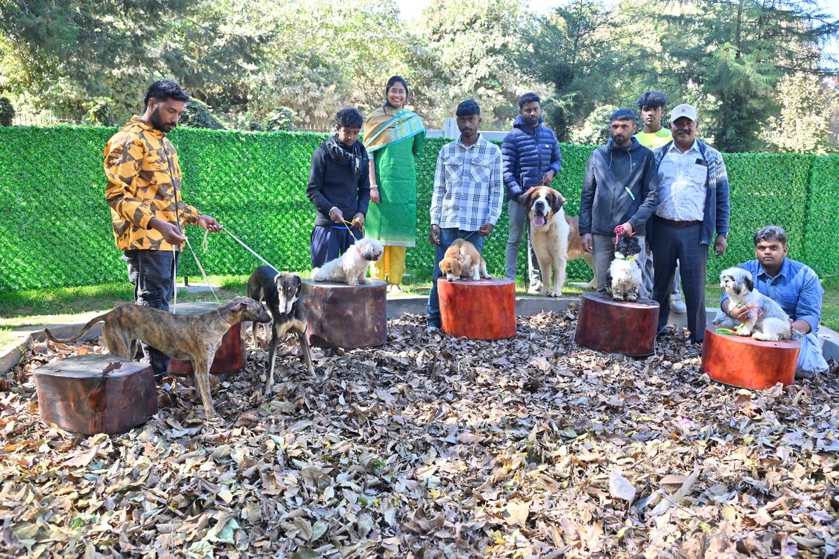 Lakshmi Bhavya Tanneeru IAS, the Nilgiris District Collector at the park 