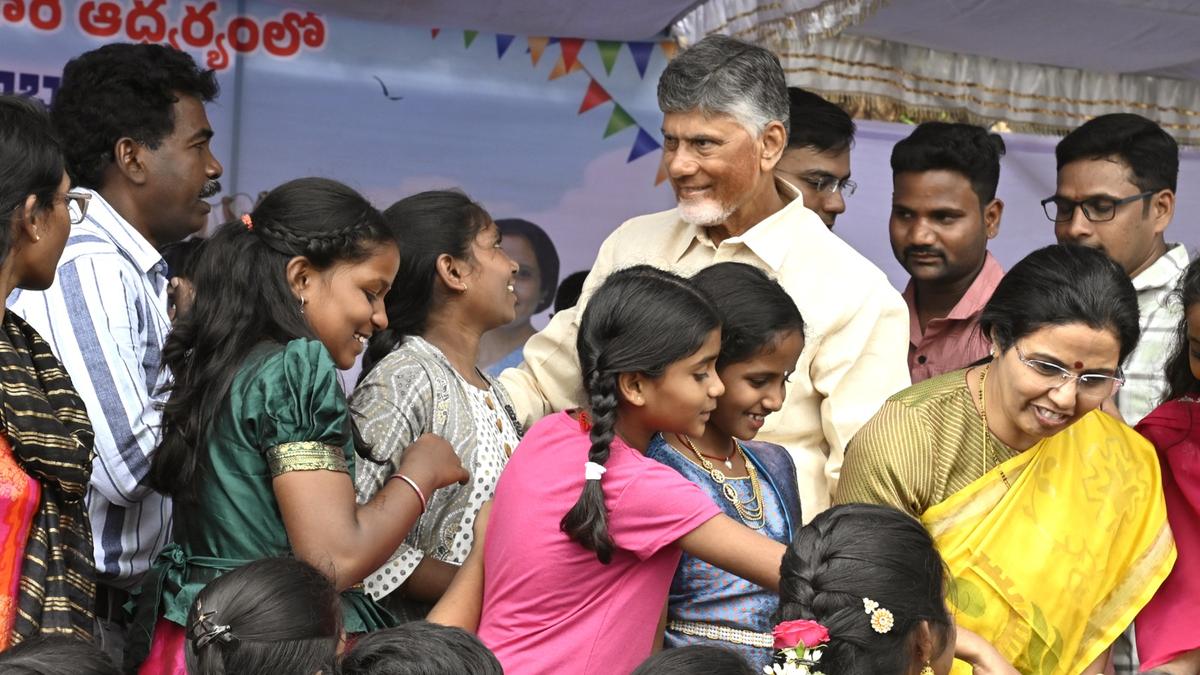 A.P. Chief Minister lays stone for 26 development works at his native village of Naravaripalle