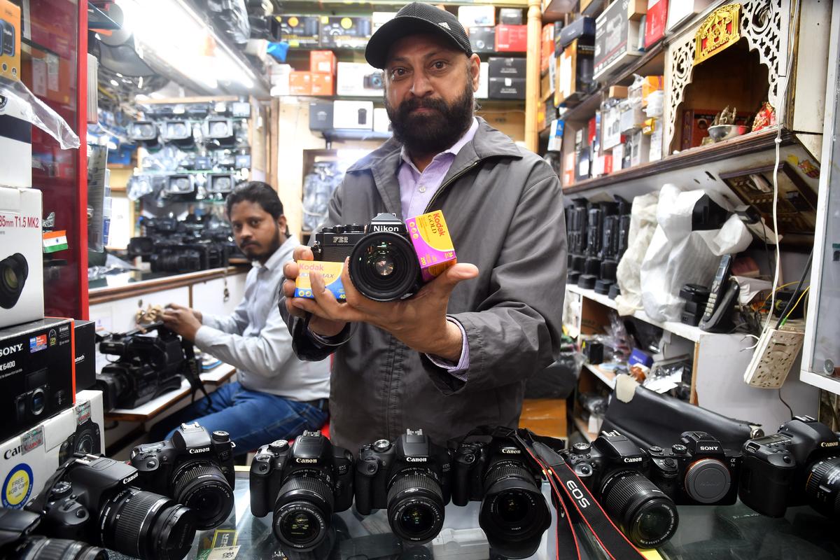 Old Delhi alleyway bears witness to resurgence in film cameras The Hindu