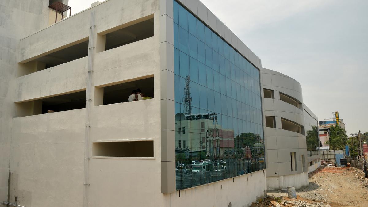 Multi-level parking lot nearing completion in Tiruchi