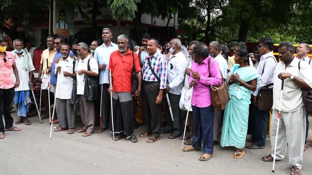 Visually challenged seek hike in monthly assistance