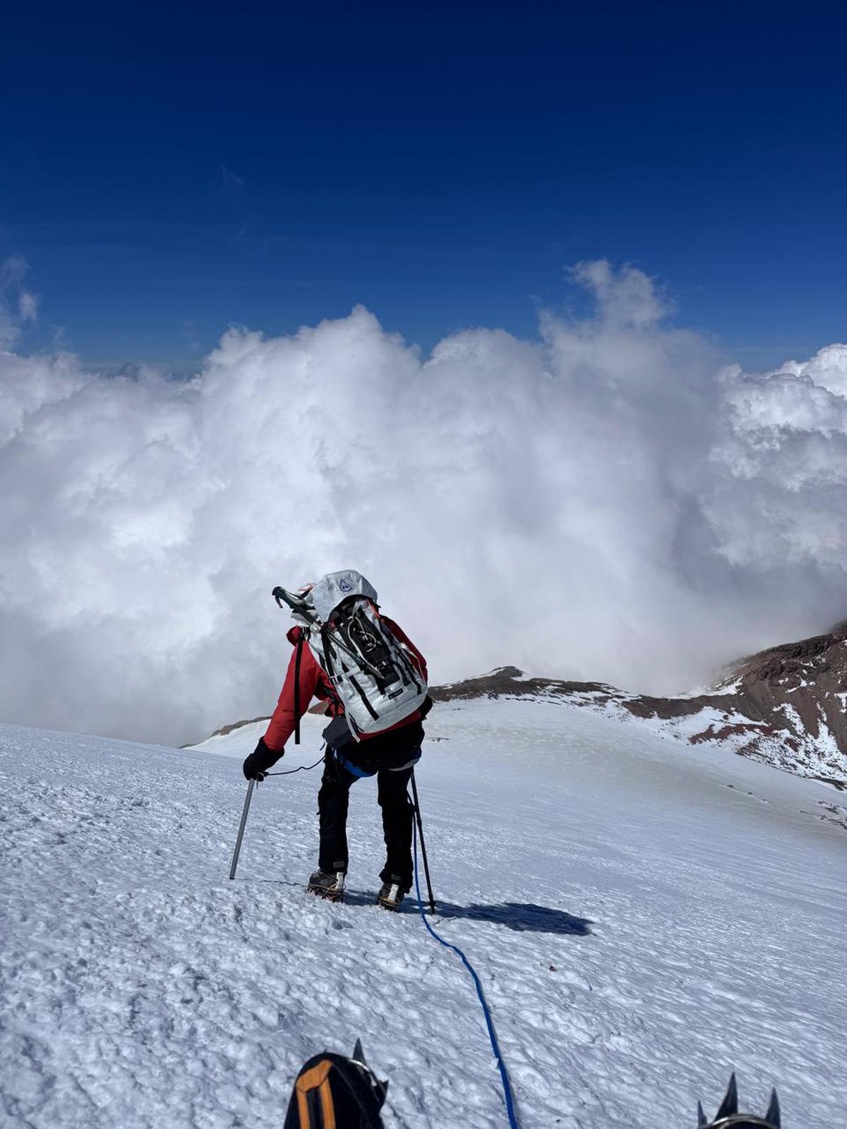 Prof. Patra’s preparation for the expedition involved a daily, four-hour workout routine of either running, cycling or swimming along with strength building exercises. Prof. Patra’s preparation for the expedition involved a daily, four-hour workout routine of either running, cycling or swimming along with strength building exercises.