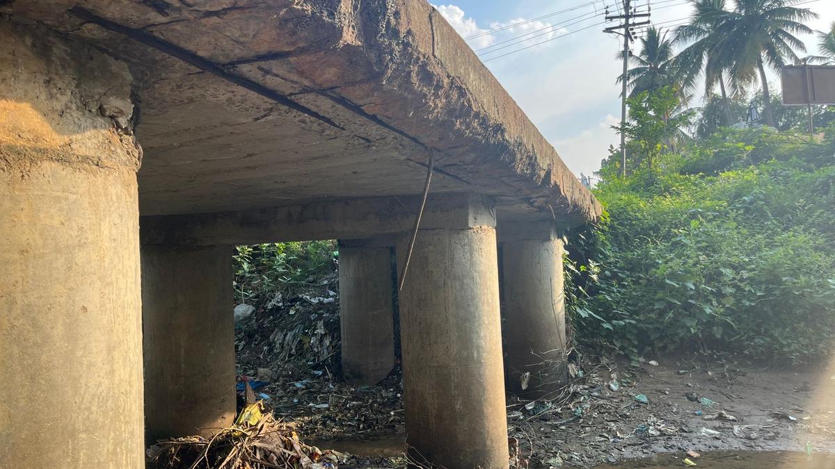 Dilapidated bridge at Thirupparaithurai worries road users