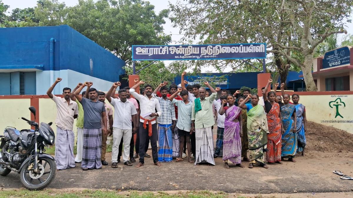 Parents protest as newly renovated school building leaks within 10 days