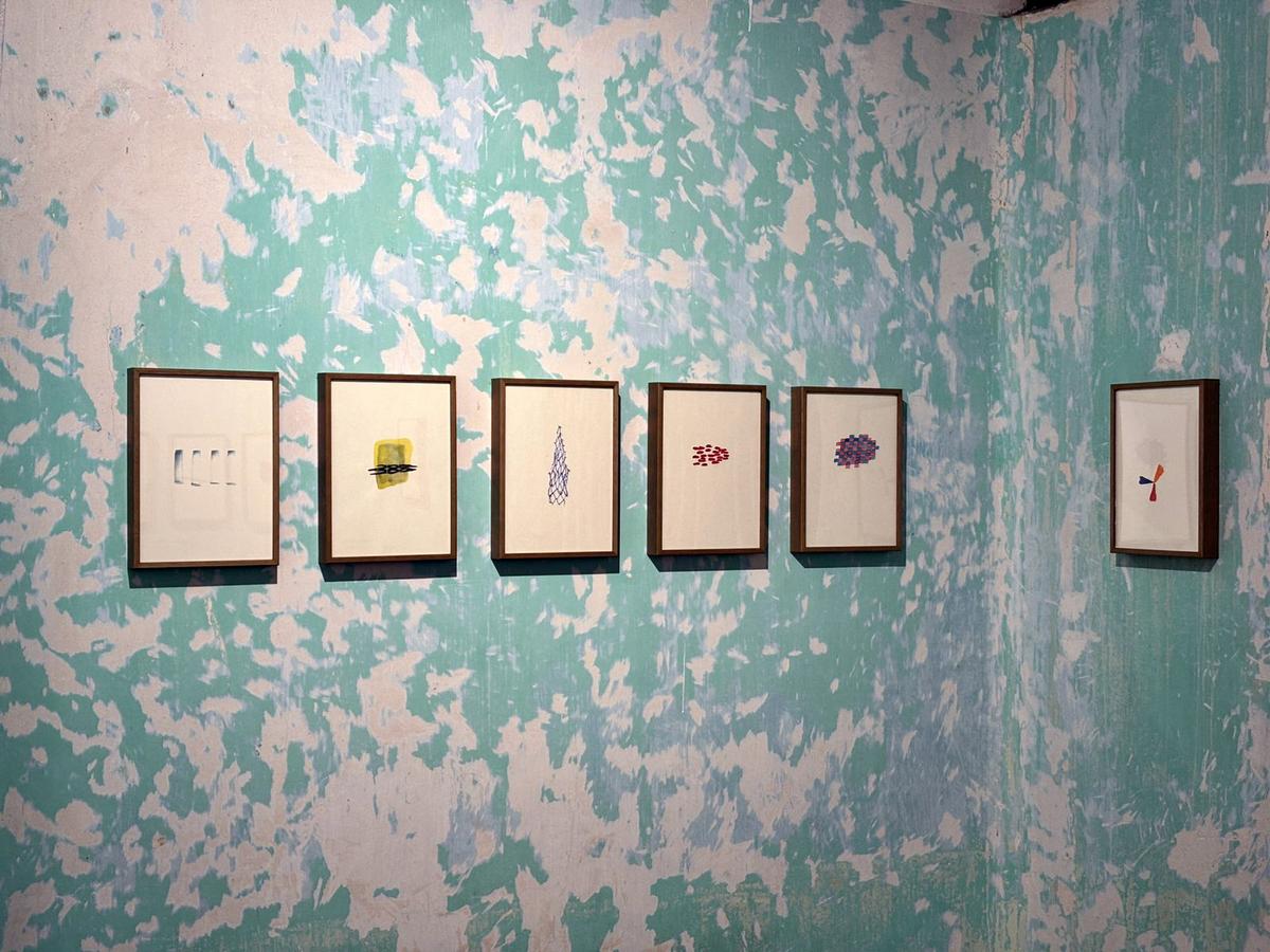 Partes da série Gestos na exposição notas de rodapé 