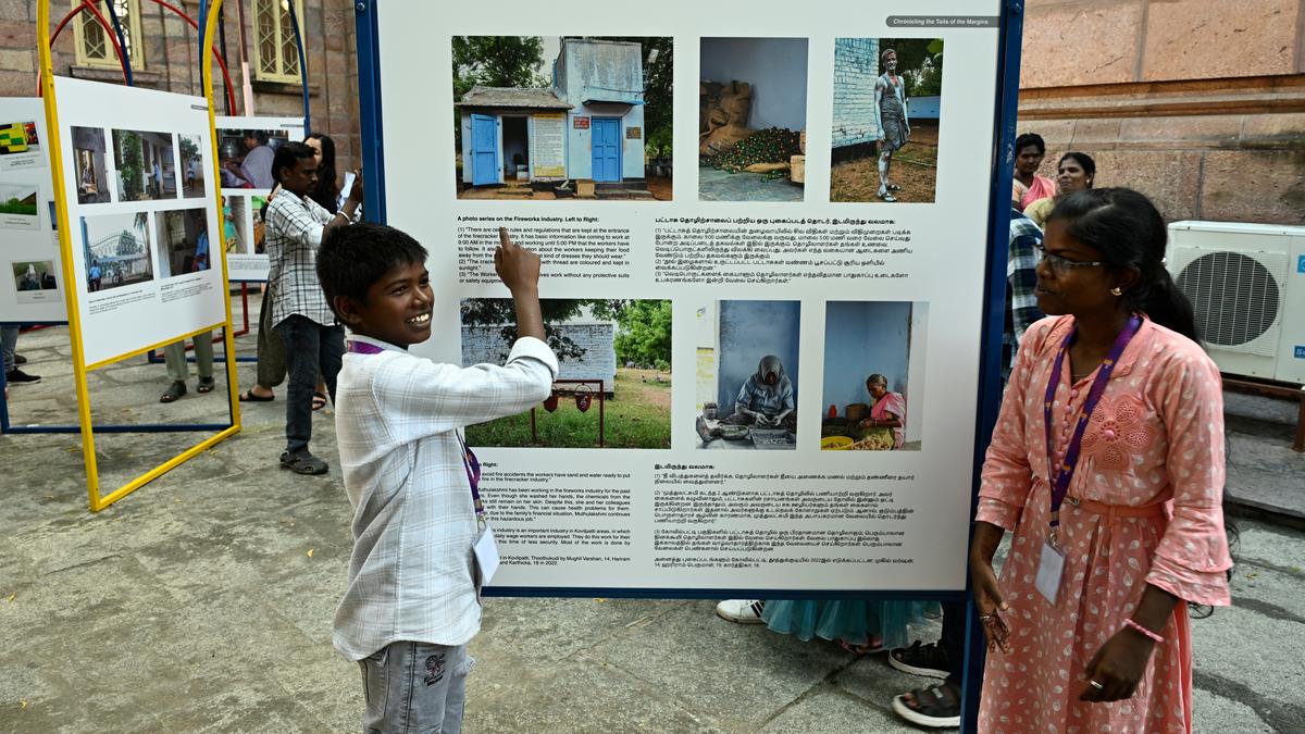 Children show off their skills at launch of Chennai Photo Biennale’s phase 2