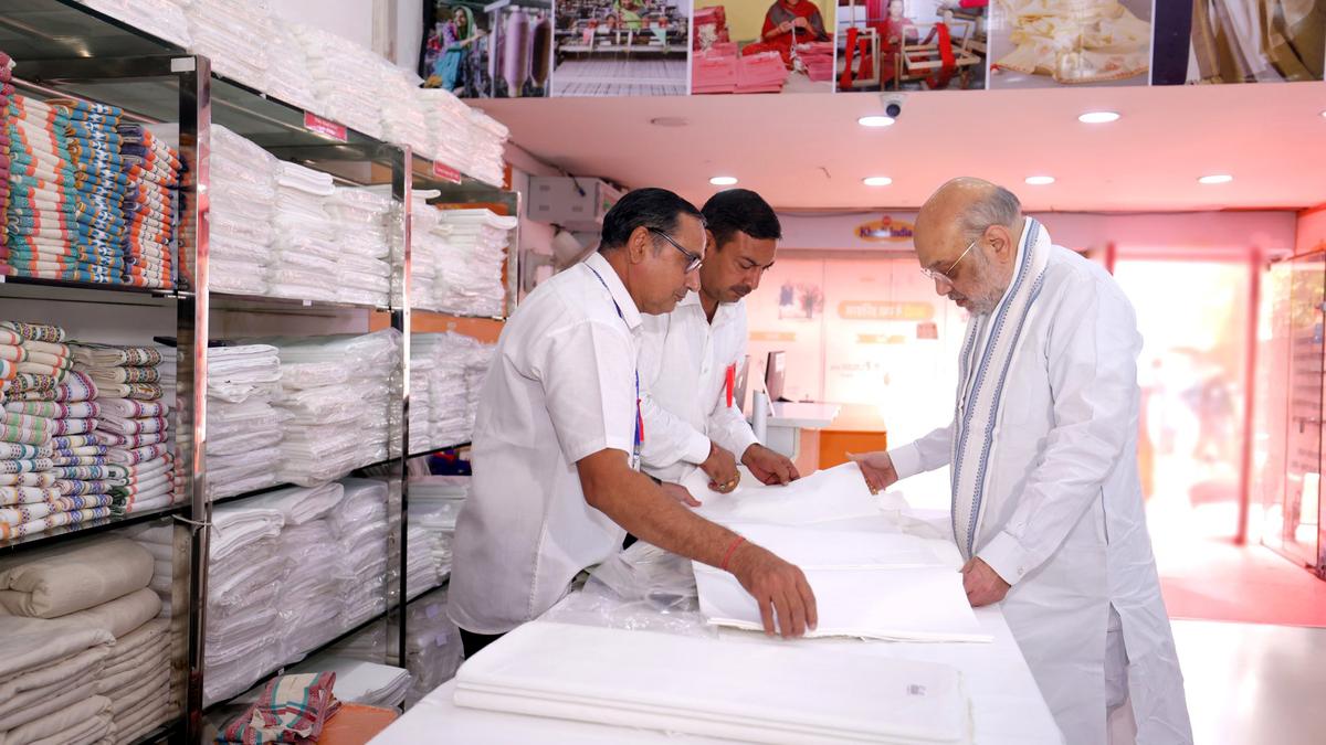 Modi Govt worked on marketing of khadi, Congress forgot about it after Independence: Amit Shah