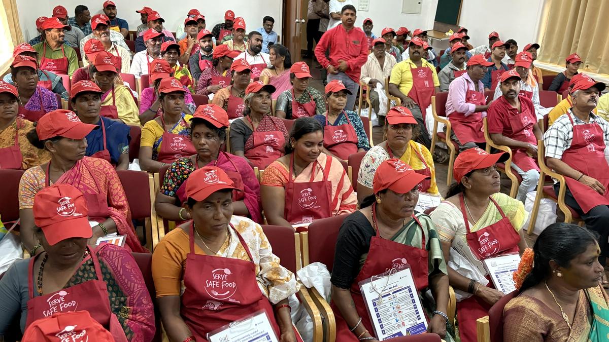 Training session for street food vendors to comply with food safety and quality held in Mysuru