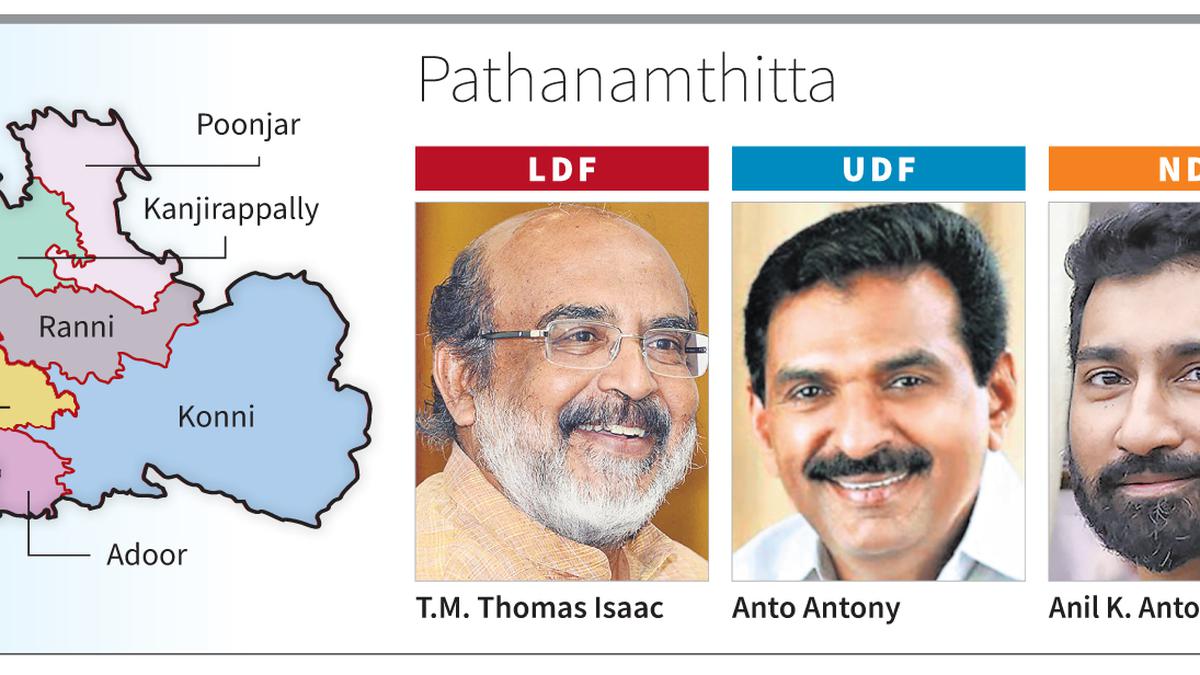 Keen battle on the cards in Pathanamthitta constituency