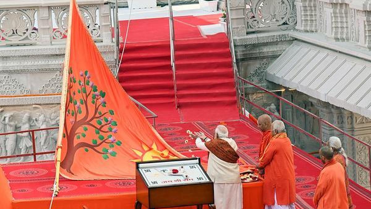 India rejects Pakistan’s remarks on Ram Temple flag raising with “contempt”