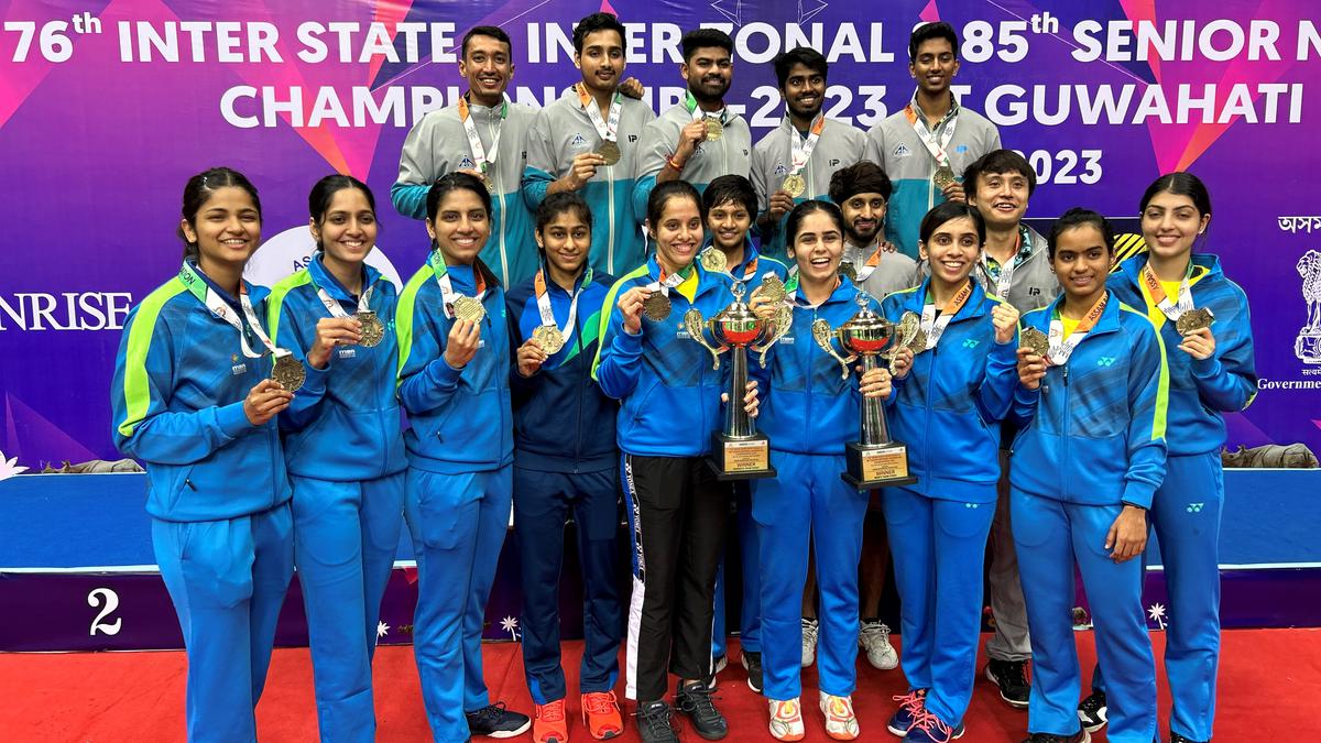 Badminton Nationals | AAI men and Maharashtra women triumph