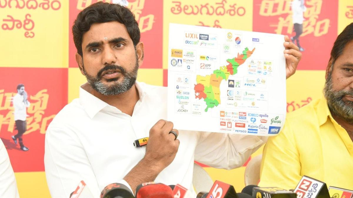 GIS organised to hoodwink unemployed youth and grab government land in Andhra Pradesh, alleges Lokesh