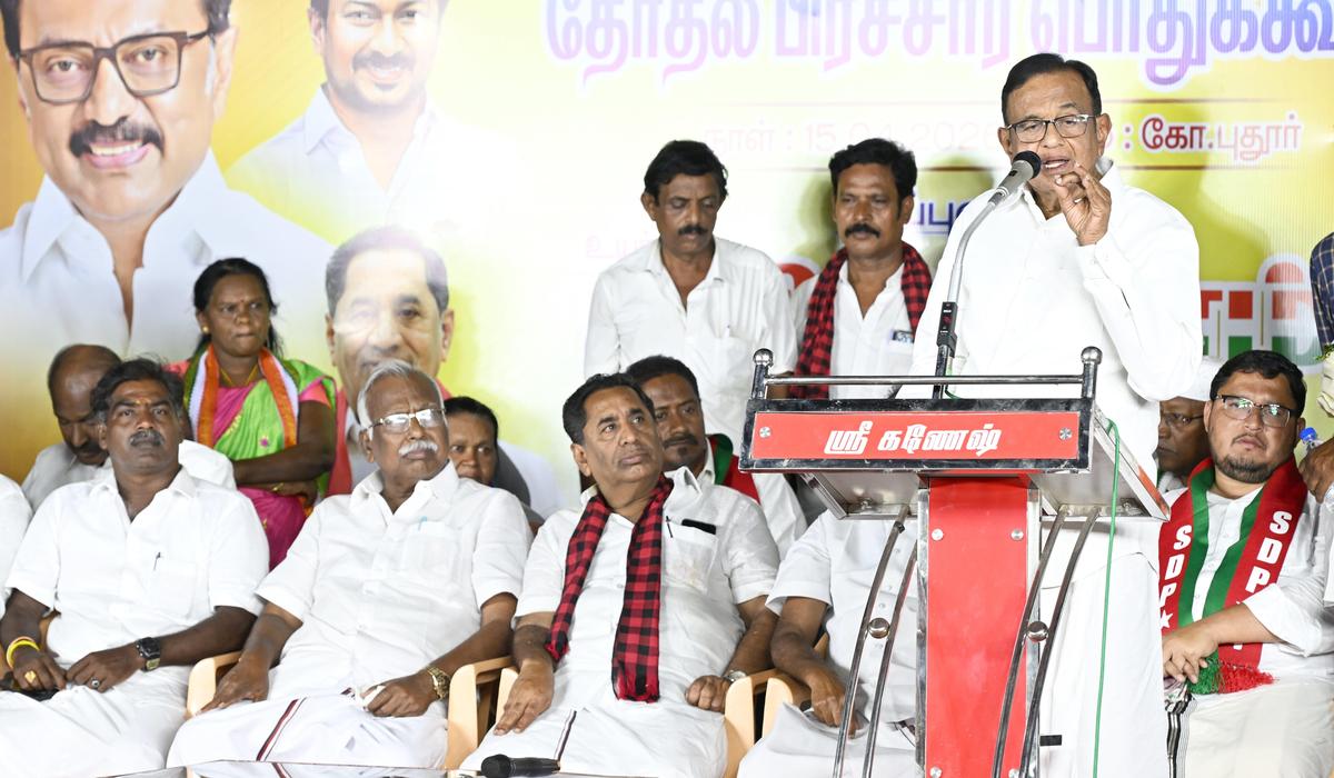 AIADMK, a tiny doll in BJP-led Delhi alliance, says Chidambaram