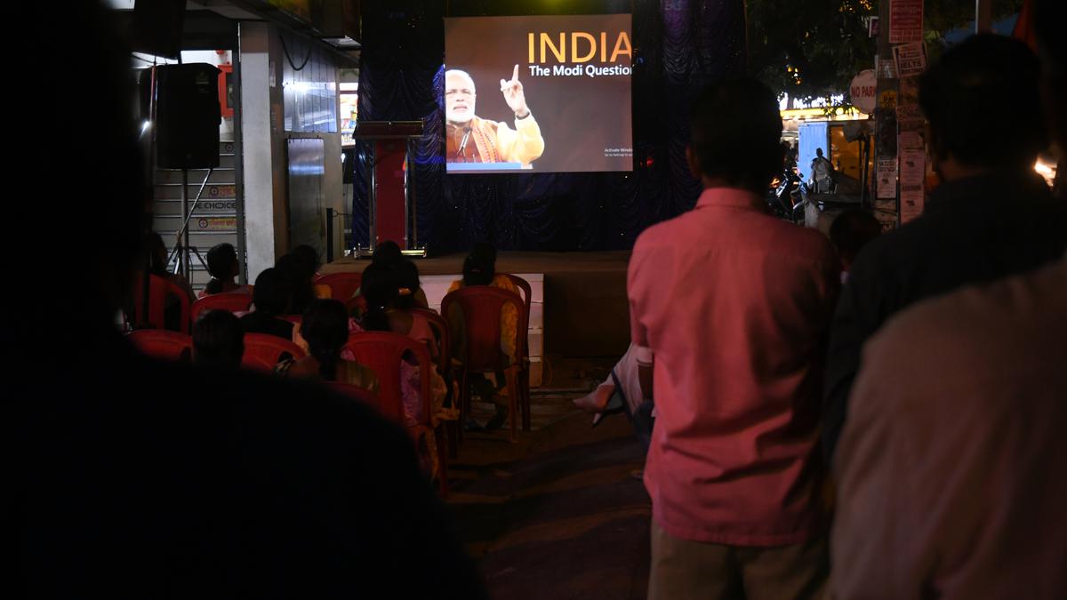 Screened BBC documentary on institute’s campus: FTII students’ association