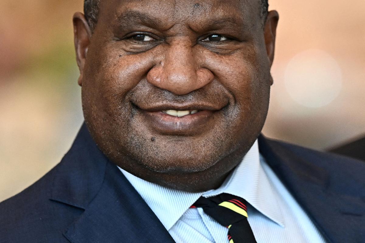 Papua New Guinea’s Prime Minister James Marape. File 
