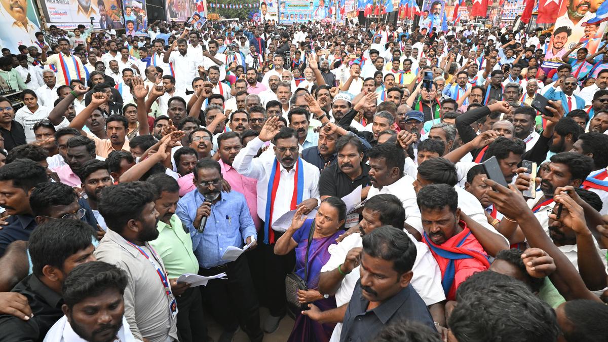Through targeted attacks on minorities, BJP, Sangh Parivar attempt to fragment T.N. based on religion: Thol. Thirumavalavan