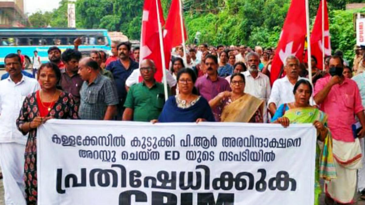 CPI(M) scrambles to contain the political fallout of Aravindakshan’s arrest by ED