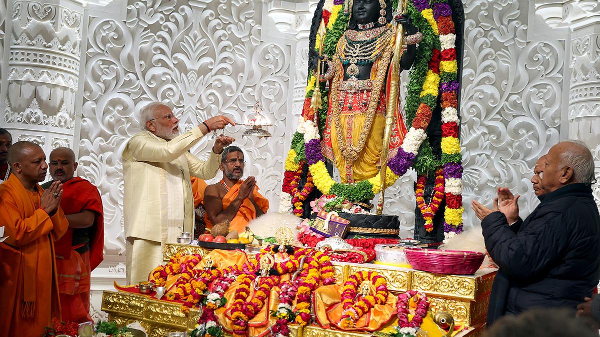 Temple event bound crores of Indians in a common thread: PM Modi