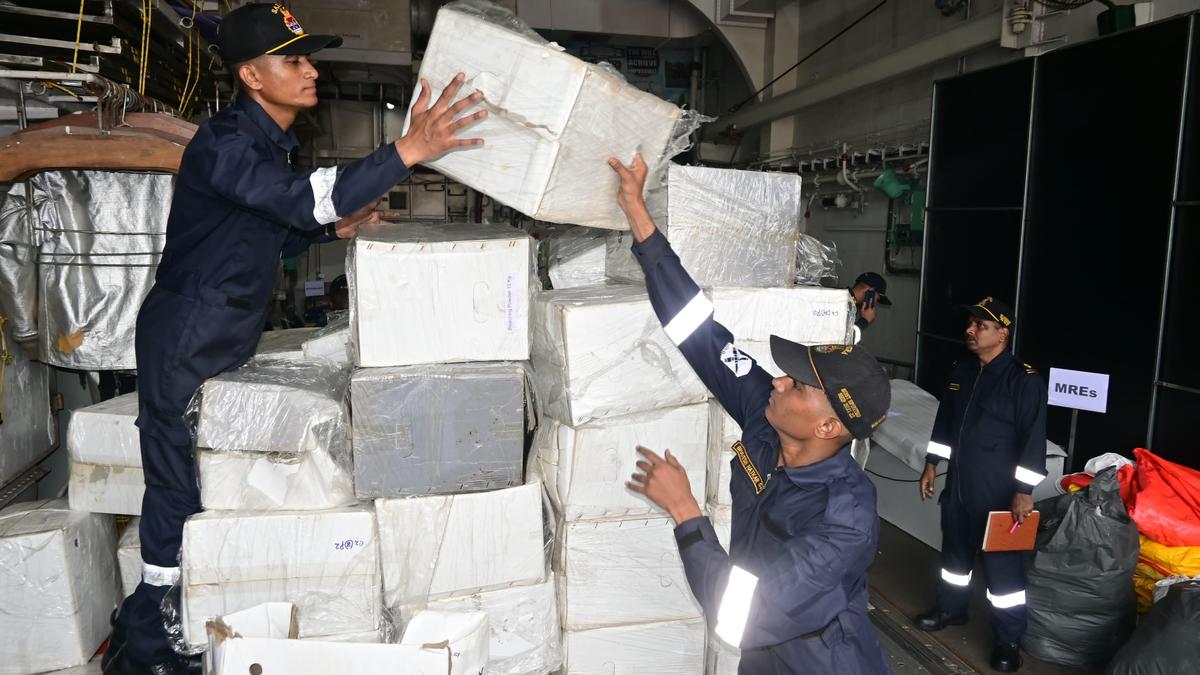 Indian Navy gets ready to extend HADR for victims of flash floods in Myanmar