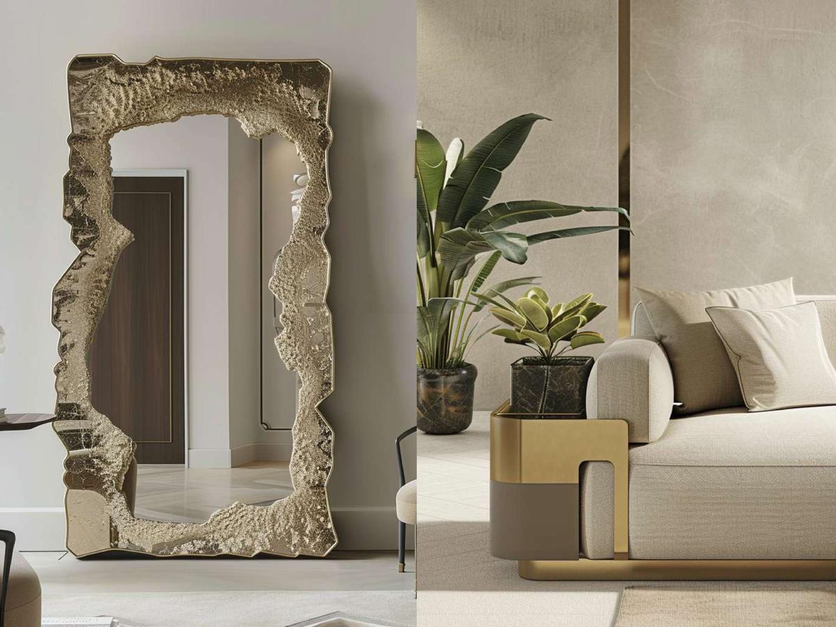 The use of mirrors in Gauri Khan Designs