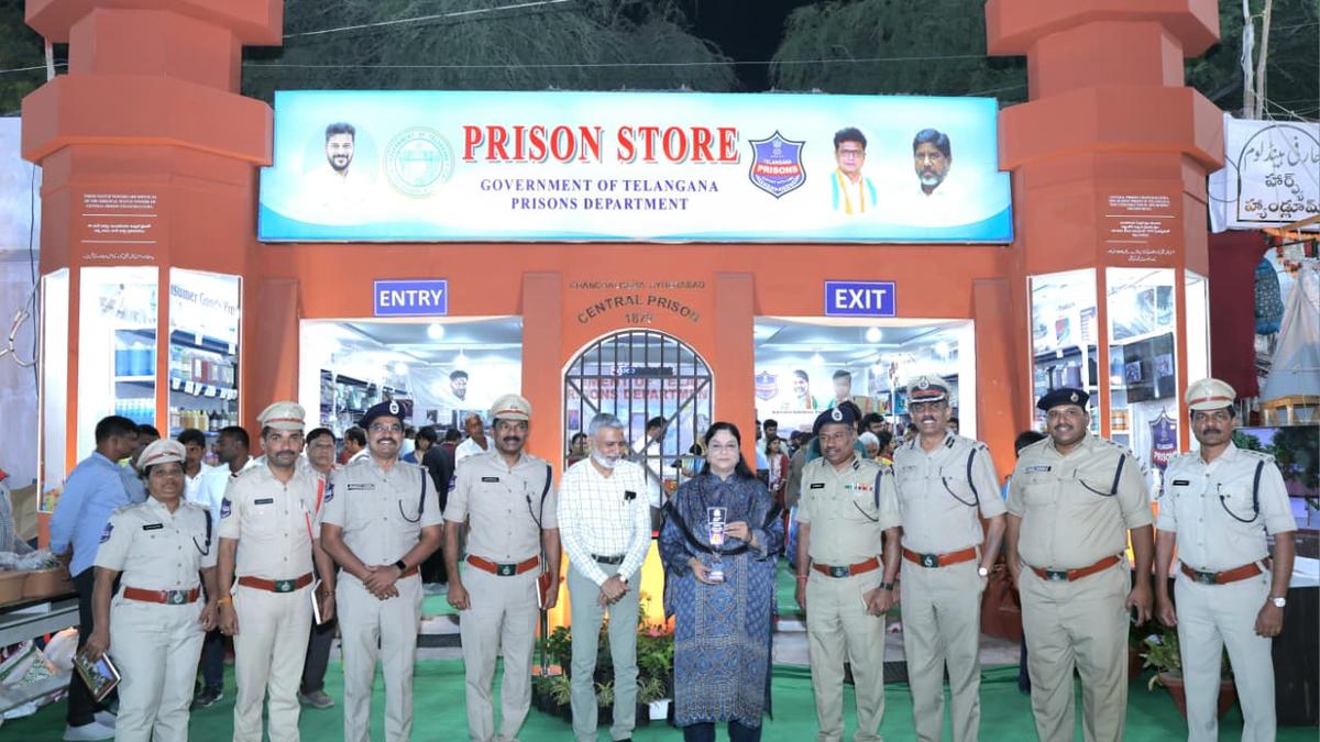 Prison Department stall wins award at Numaish