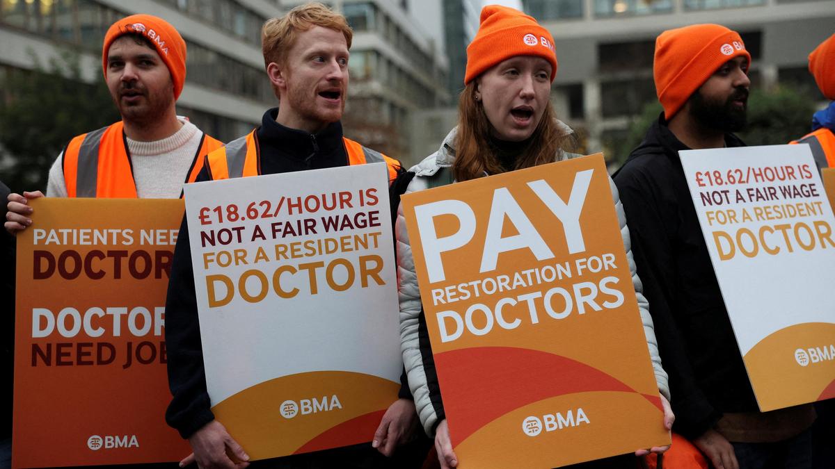 Doctors in England begin six-day strike after rejecting government's pay and workforce deal