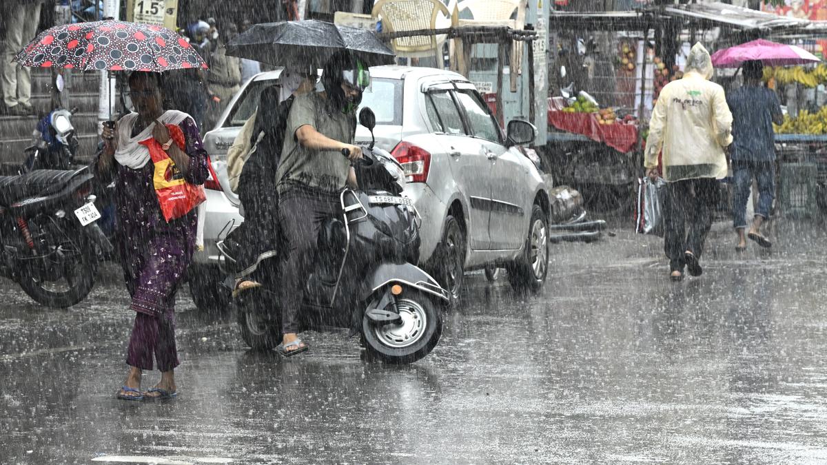India monsoon rains LIVE: Heavy rain batters Telangana; IMD warns of intense showers across North India