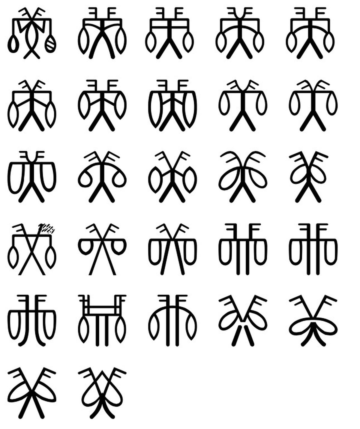 Harappan script 