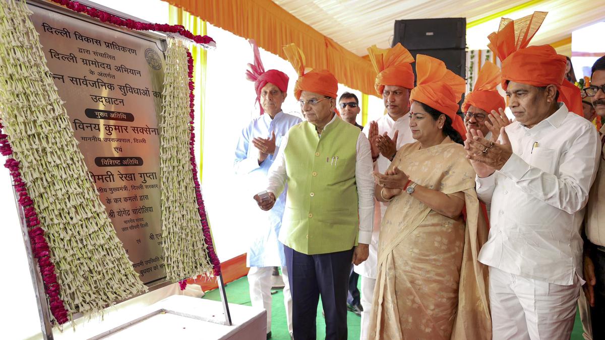L-G, CM launch 81 projects to develop 50 villages in Capital
