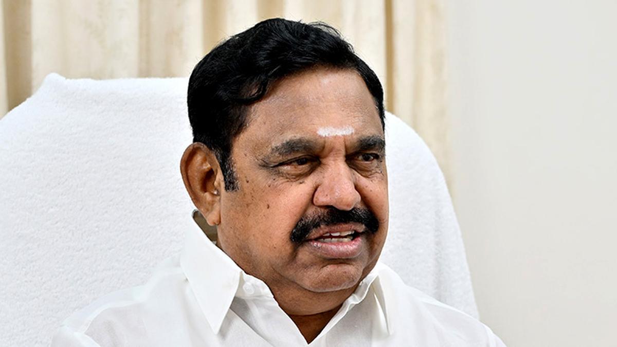 AIADMK will not form an alliance with BJP in 2026 polls, reiterates Palaniswami