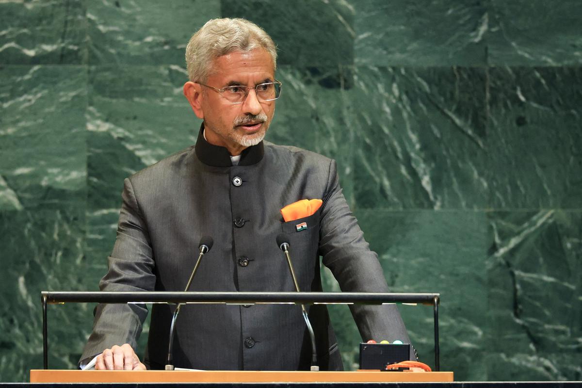 India's Foreign Minister Subrahmanyam Jaishankar addresses the 80th United Nations General Assembly (UNGA), at the U.N. headquarters in New York City, U.S., September 27, 2025.