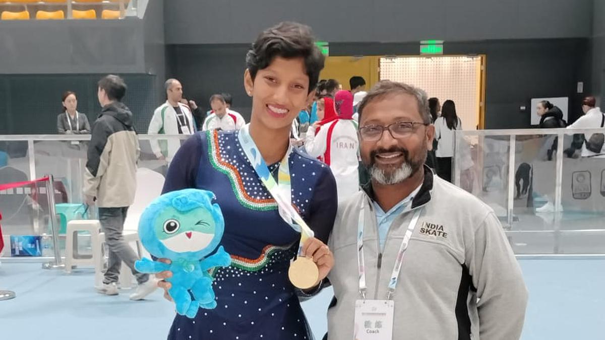 Visakhapatnam girl bags a gold and two silver in Asian Roller-Skating Championship in China