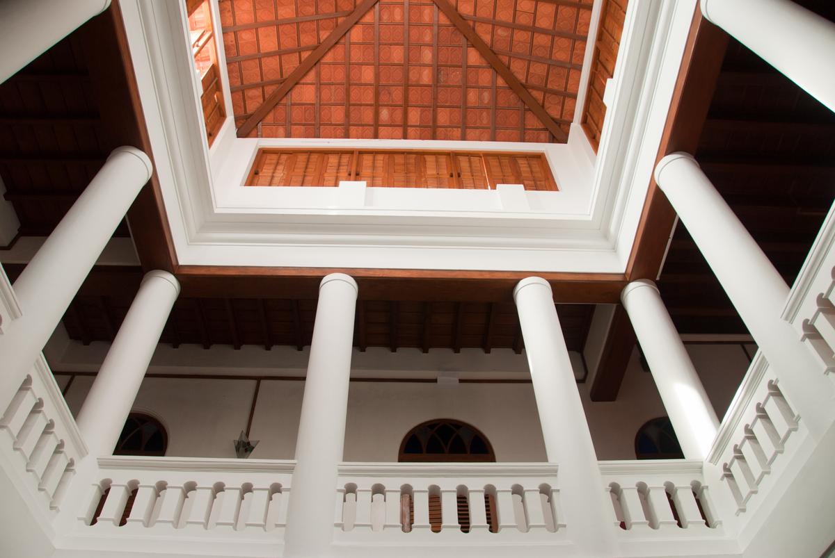 The interiors of a traditional bungalow.