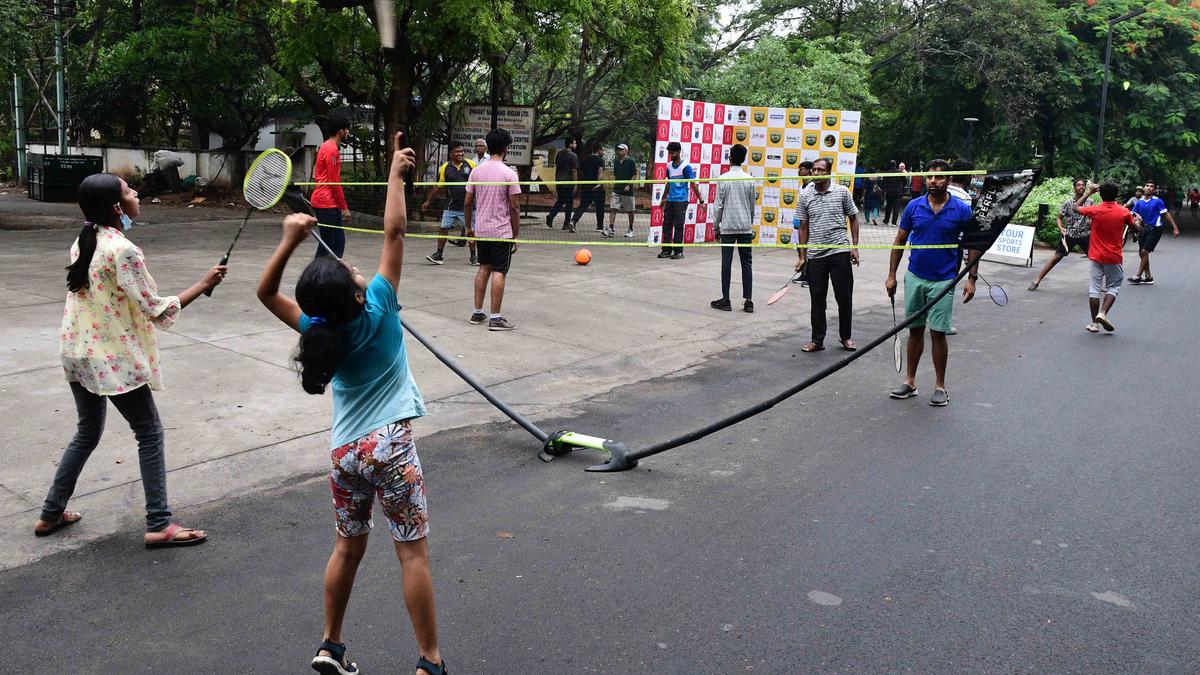 Race Course Road in Coimbatore city breaks into a celebration as The Race Course Road in Coimbatore city breaks into a celebration as The