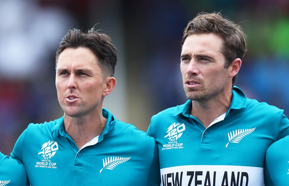 Trent Boult and Tim Southee.