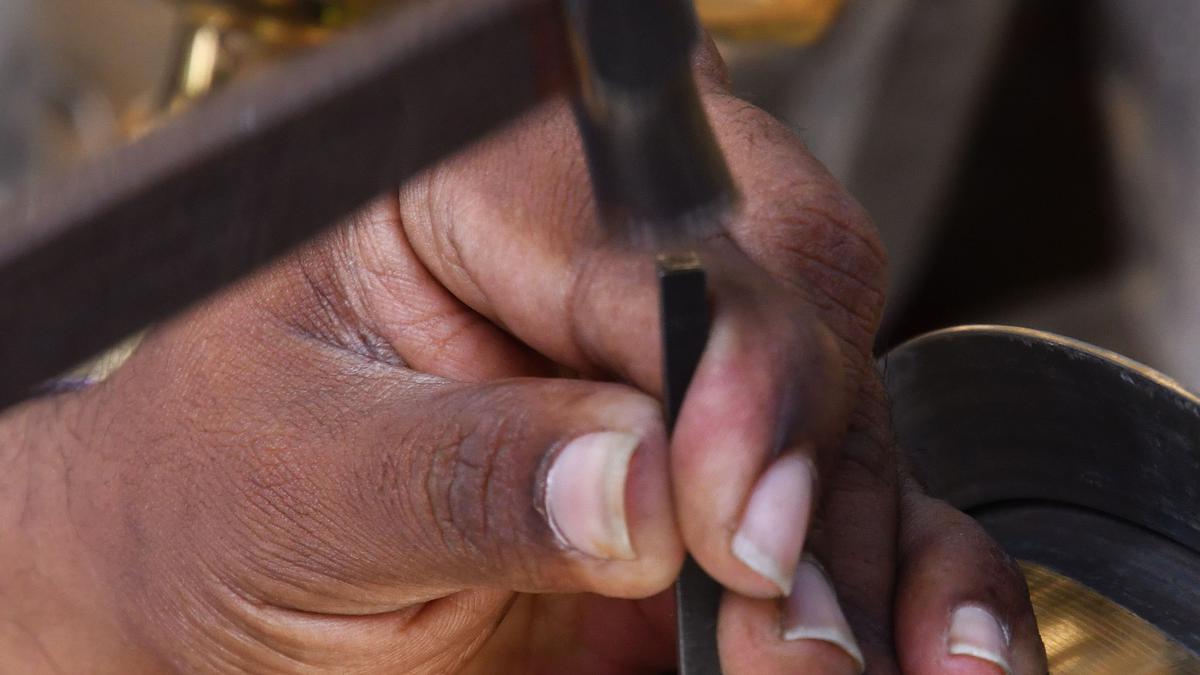 Meet Madurai’s artisans who hand-engrave names and initials on steel utensils