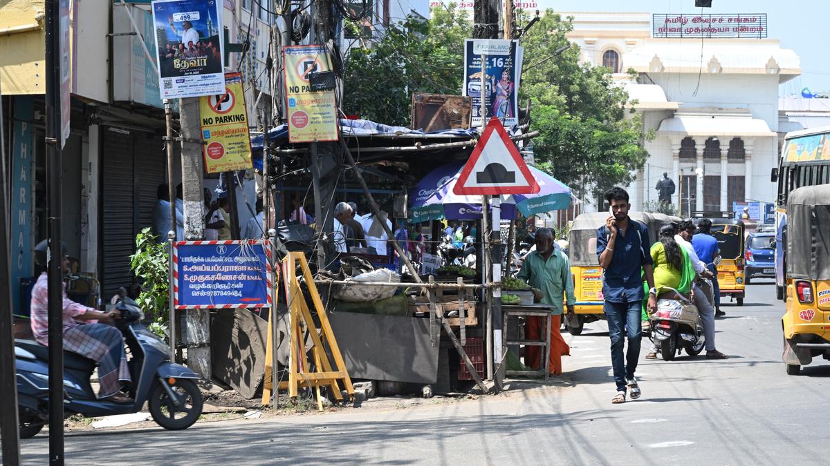 Road users grapple with shrinking carriage space on Madurai roads