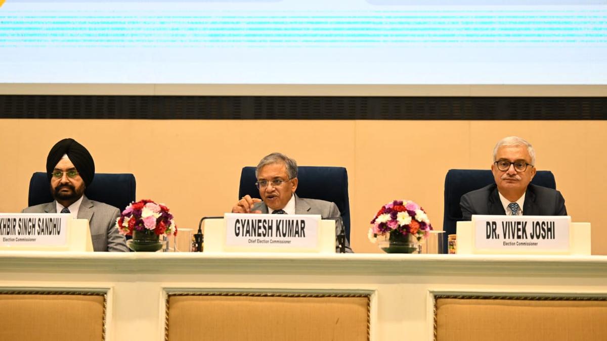 Bihar Assembly poll dates announcement updates: Bihar polls to be held in  two phases on November 6 and 11; counting on 14 - The Hindu