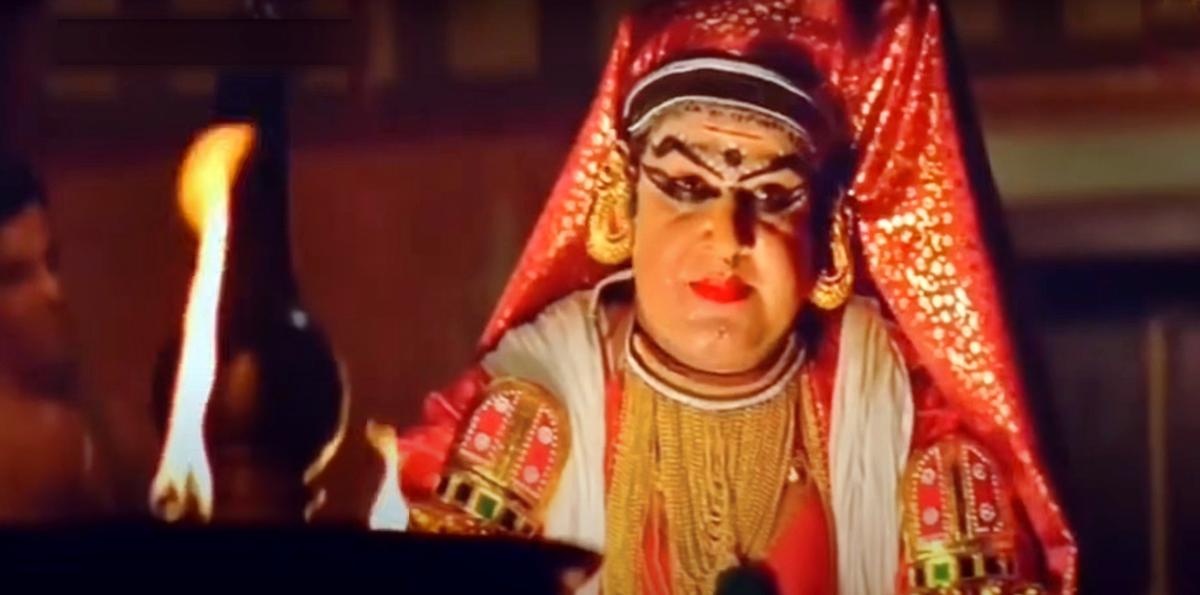 Mohanlal in Vanaprastham, which is among Shaji’s timeless classics